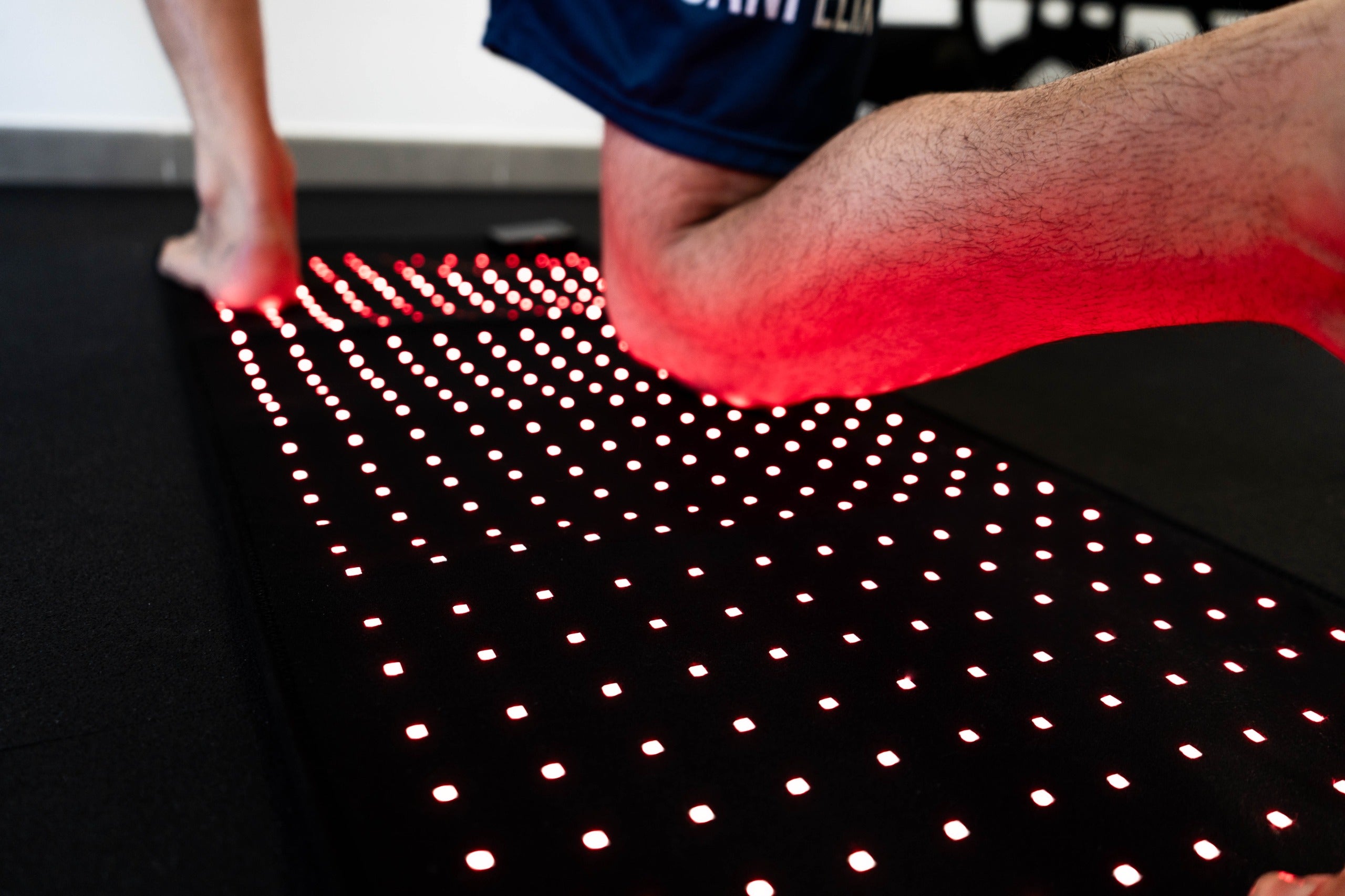 Tapis de lumière rouge et infrarouges