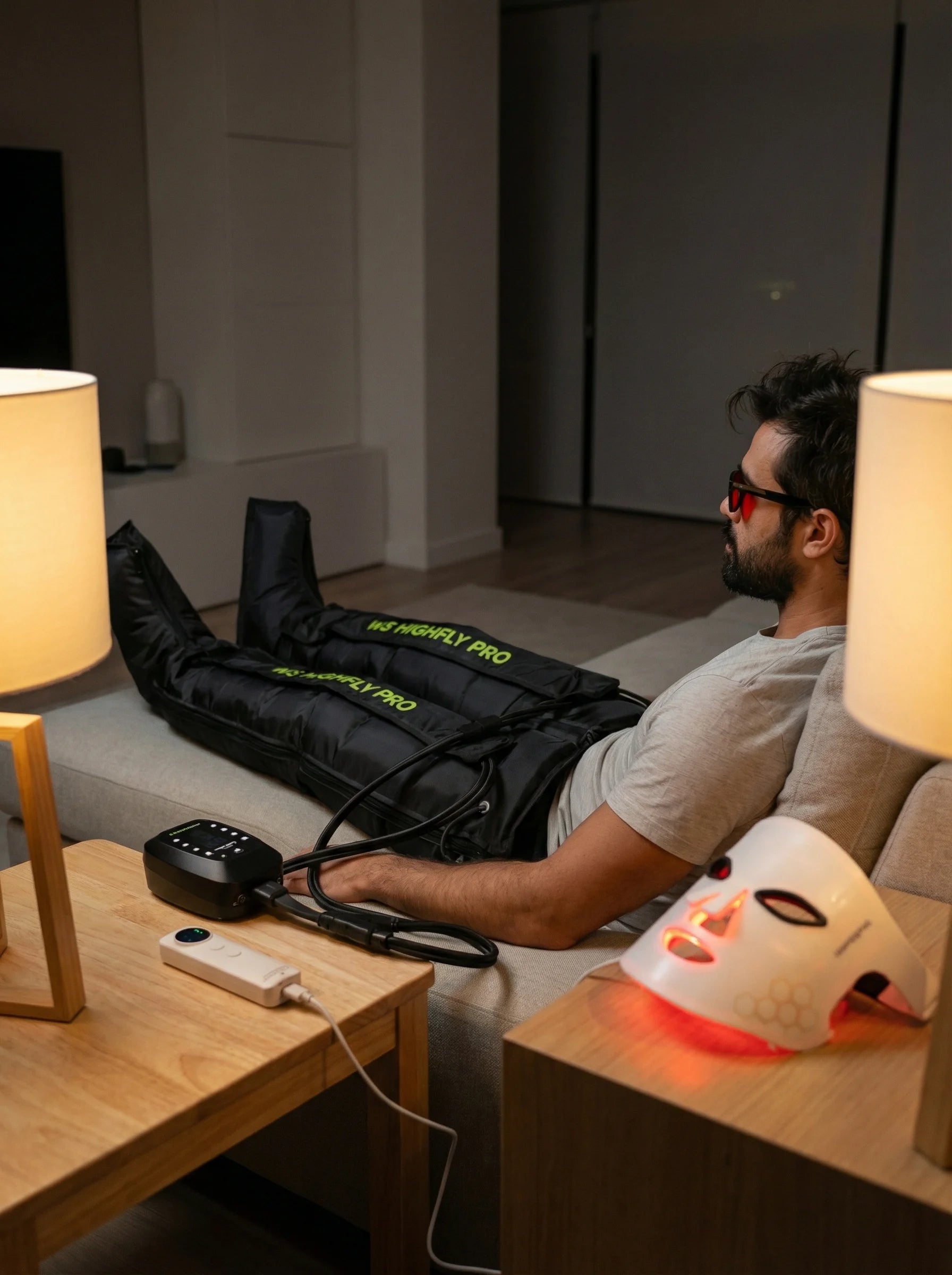 Highfly Pro + Redinn Mask + 2 Red Horizon | The Total Regeneration System