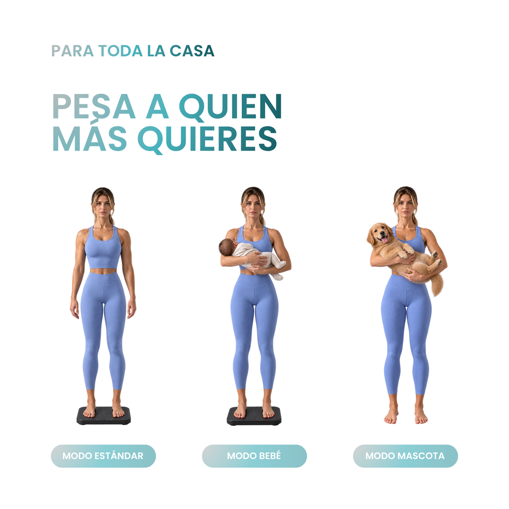 Modos estándar, bebé y mascota de Wellbeinn Balance