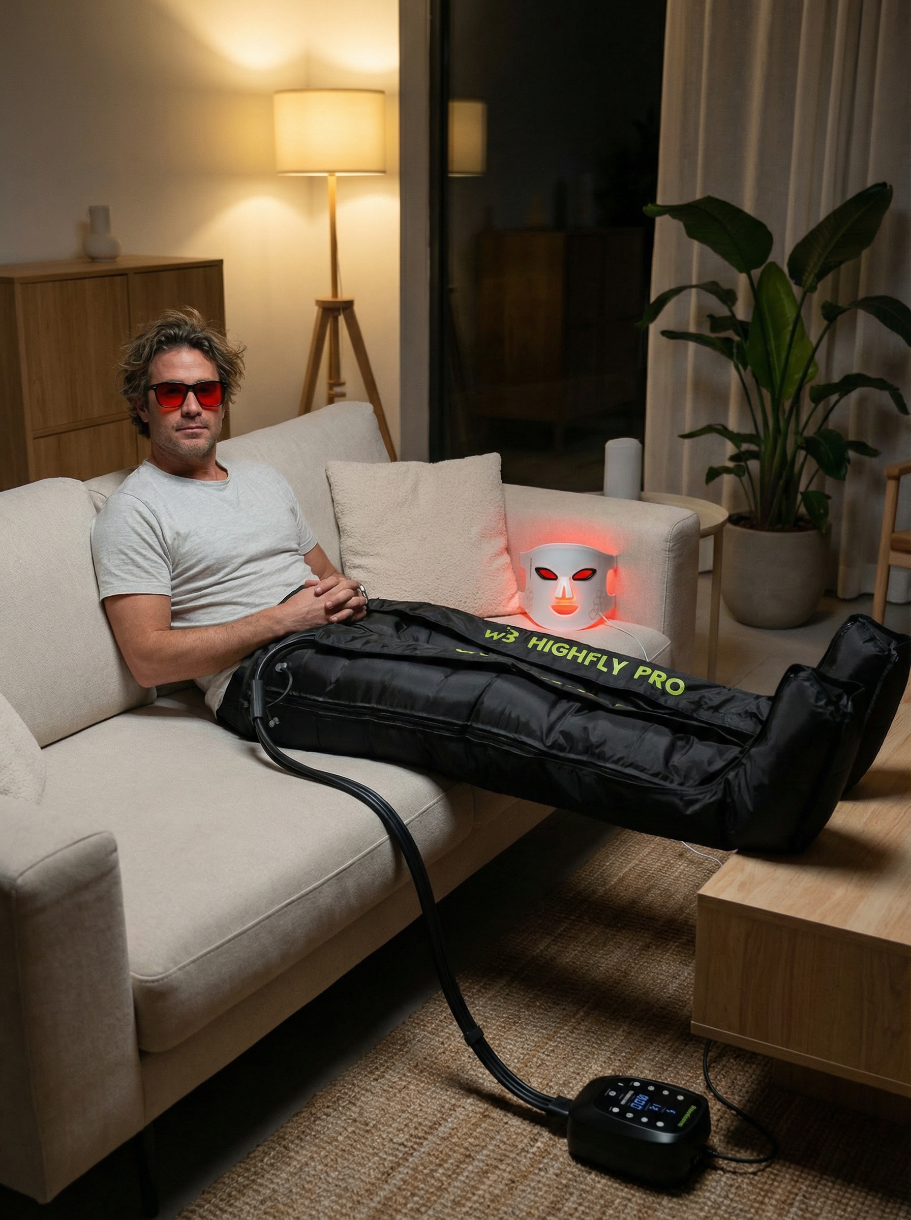 Highfly Pro + Redinn Mask + 2 Red Horizon | The Total Regeneration System