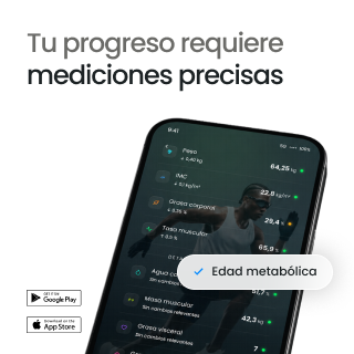 Tu progreso requiere mediciones precisas: edad metabólica en la app