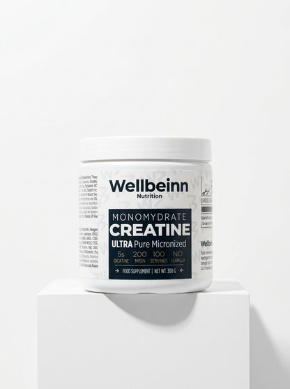 Creatina Monohidratada da Wellbeinn | Ultra Pura 200 Mesh - Neutra