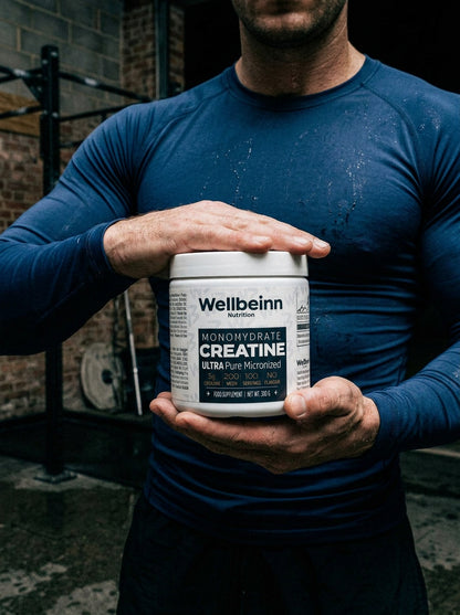Creatina Monohidratada da Wellbeinn | Ultra Pura 200 Mesh - Neutra