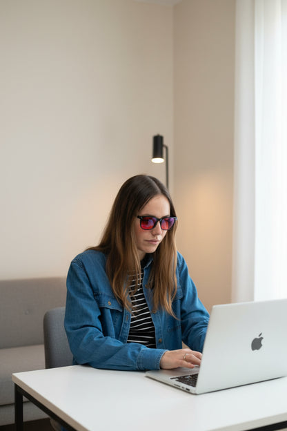 Óculos Red Horizon da Wellbeinn