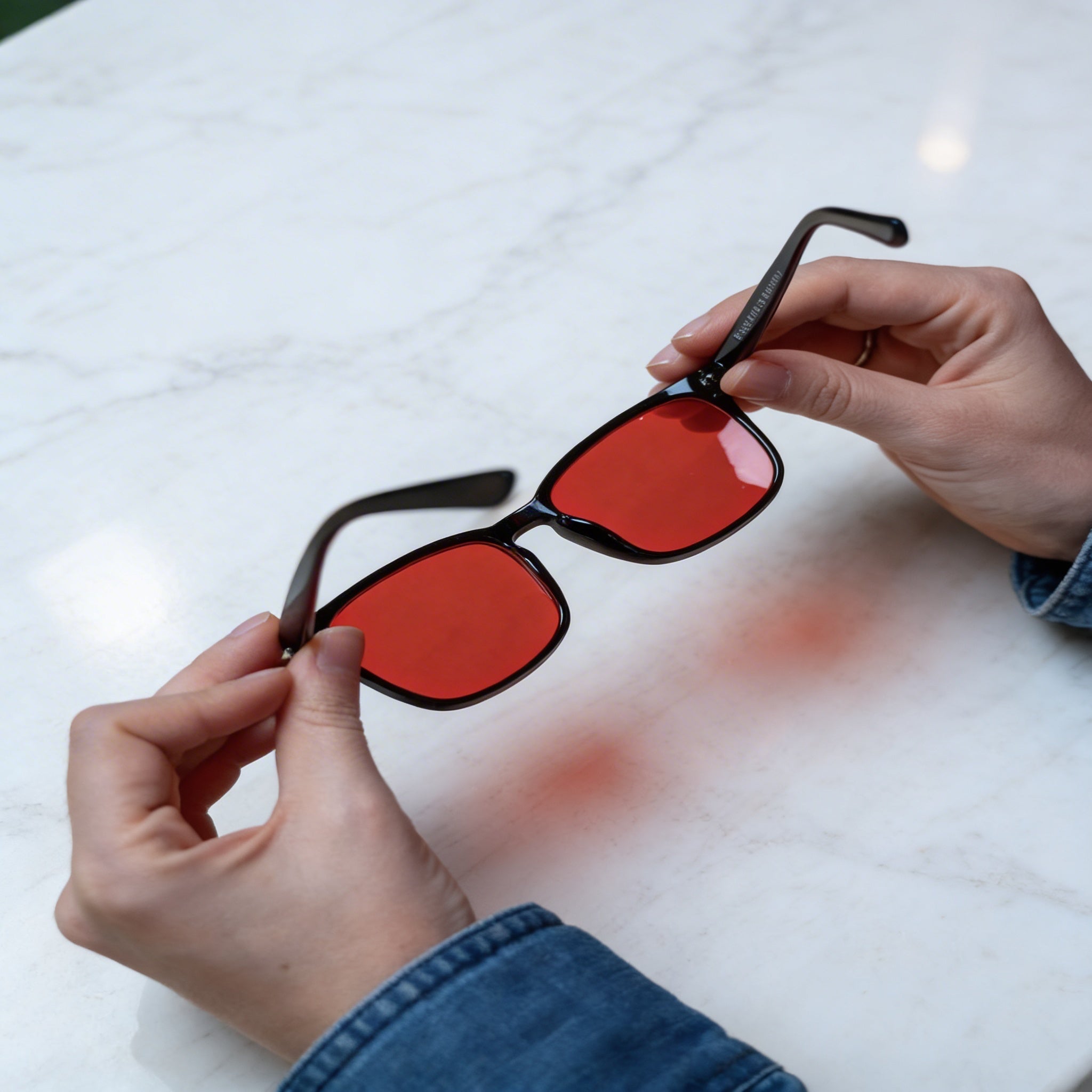 Óculos Red Horizon da Wellbeinn