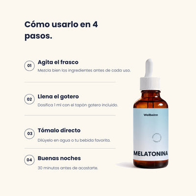 Melatonina + Vitamina B6 Líquida Sublingual