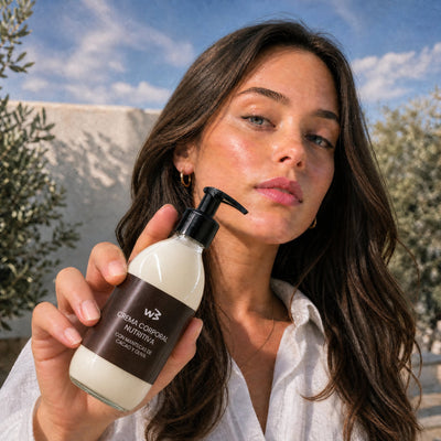 Crema Corporal Nutritiva con Cacao y Oliva - Wellbeinn