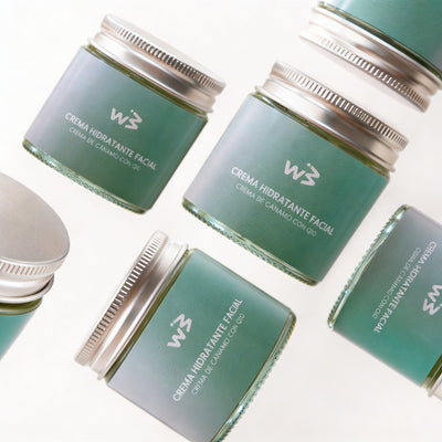 Crema Facial Hidratante con Cáñamo y Q10 - Wellbeinn