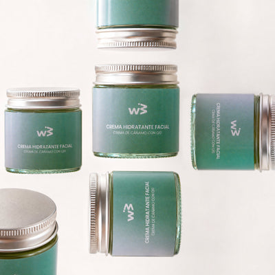 Crema Facial Hidratante con Cáñamo y Q10 - Wellbeinn