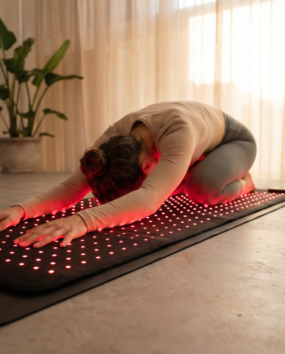 Tapis de lumière rouge et infrarouges