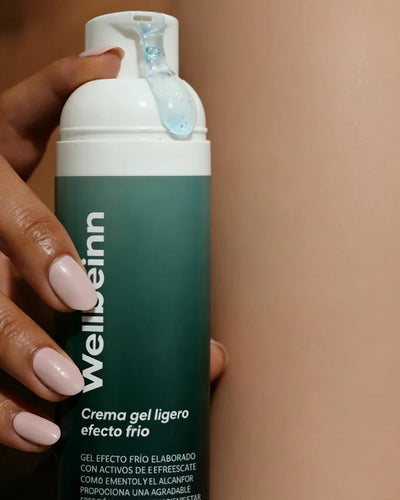 crema gel ligero efecto frío - Wellbeinn