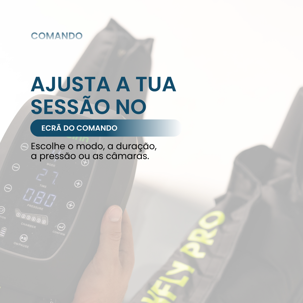 Ajustes no comando