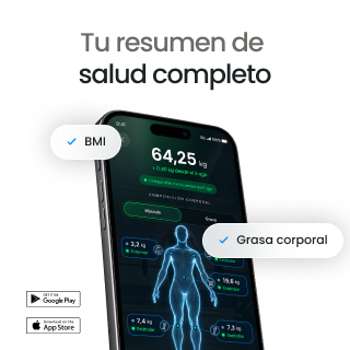 Tu resumen de salud completo: IMC y grasa corporal en la app